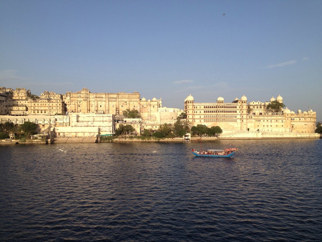 City Palace Udaipur lake view